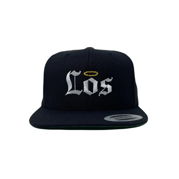Los Old English Snapback Hat - Picture 2 of 7